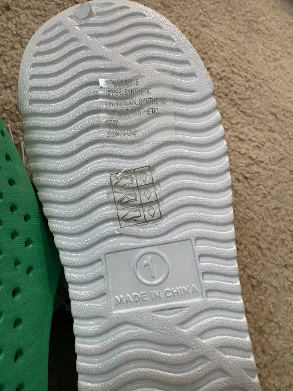 NEW with tags, Crewcuts water shoes for kids, size 1